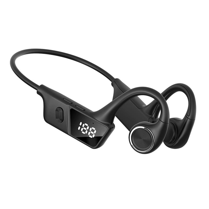 Bone Conduction Running Headphones - B27B オープンイヤー型骨伝導ヘッドホン（マイク付き）、Bluetooth 6.0対応。ランニング、ワークアウト、スキー、サイクリングに最適。連続再生時間30時間。