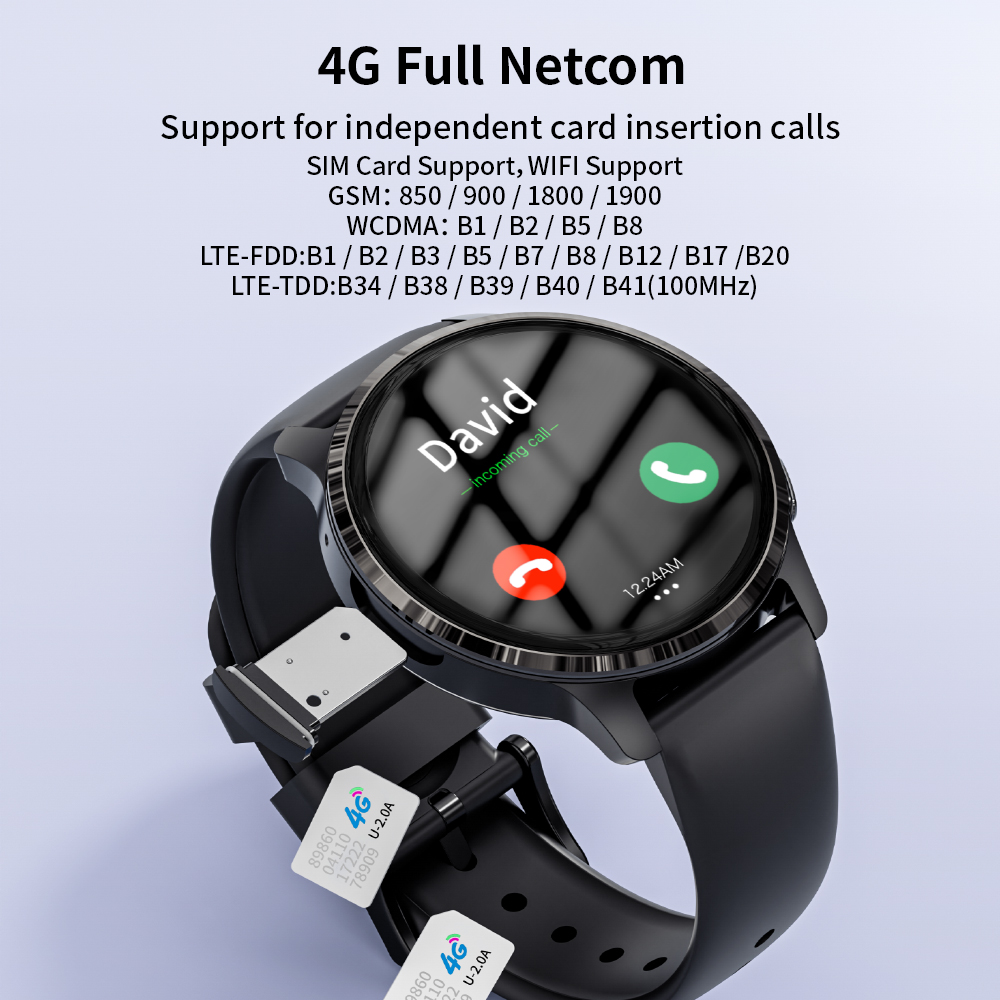 4G 5G対応 SIMカード搭載 Androidスマートウォ - Smartwatches のレビューと価格