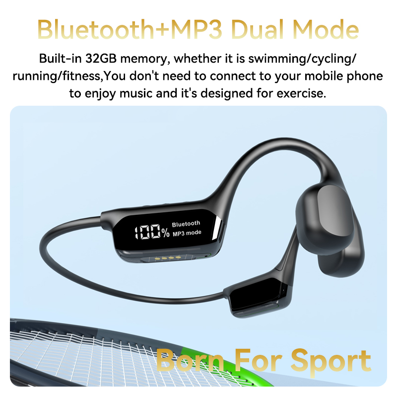 LonMao S10 ワイヤレス IPX8 防水 骨伝導ヘッ - Bone Conduction Running Headphones のレビューと価格