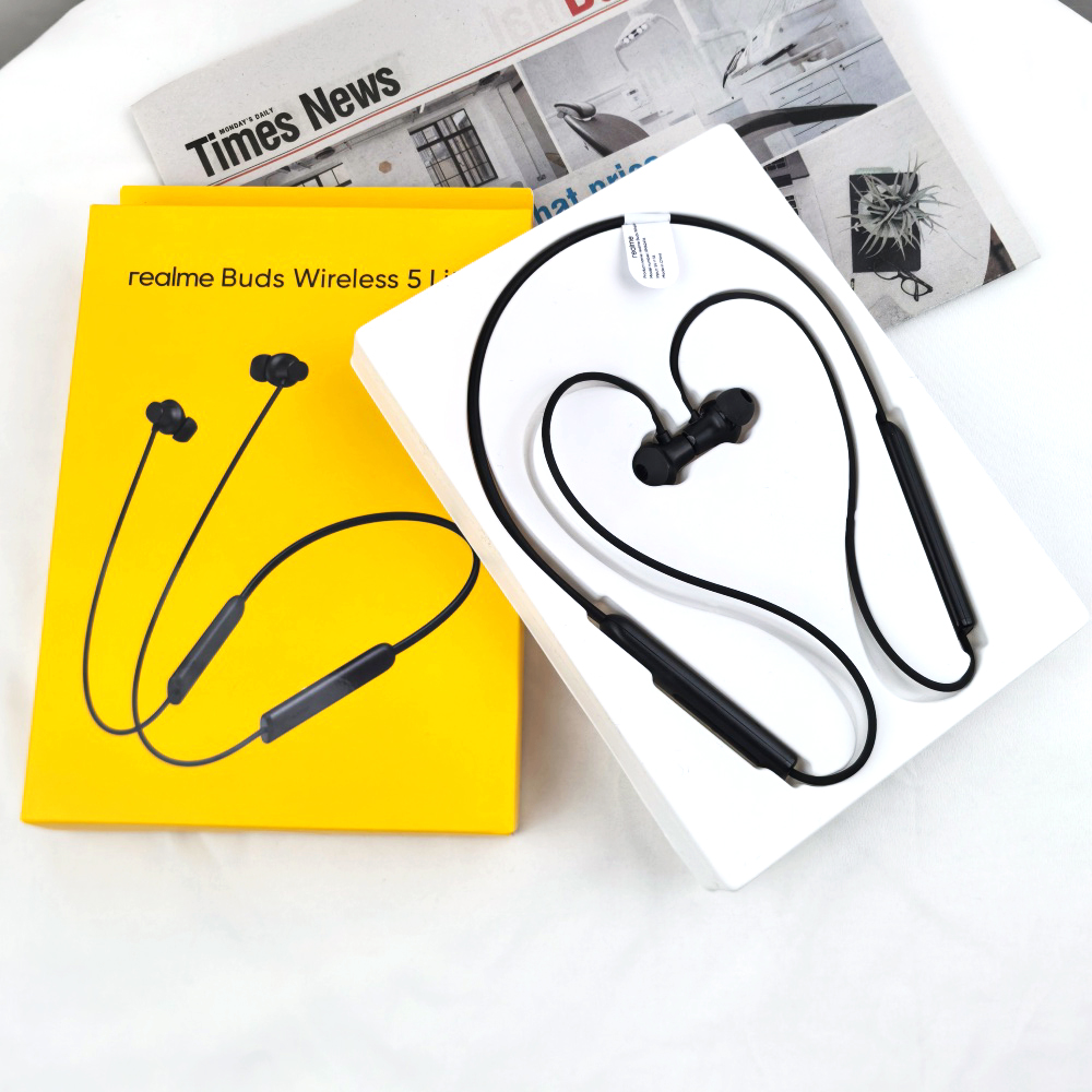 Realme Buds Wireless 5 Lite：Bl - Magnetic Neckband Sports Earphones のレビューと価格