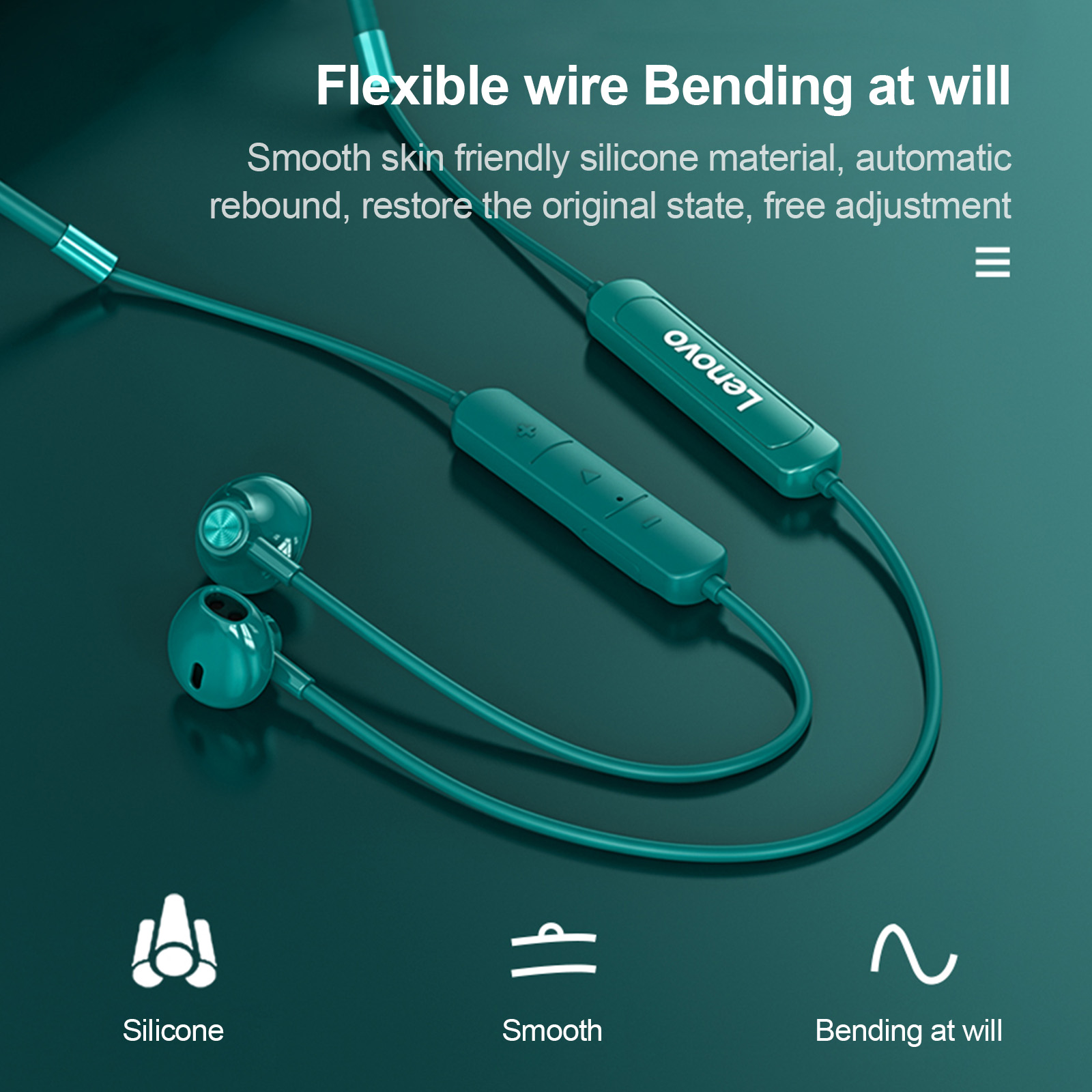 オリジナルレノボ SH1 イヤホン Bluetooth ワイ - Magnetic Neckband Sports Earphones のレビューと価格